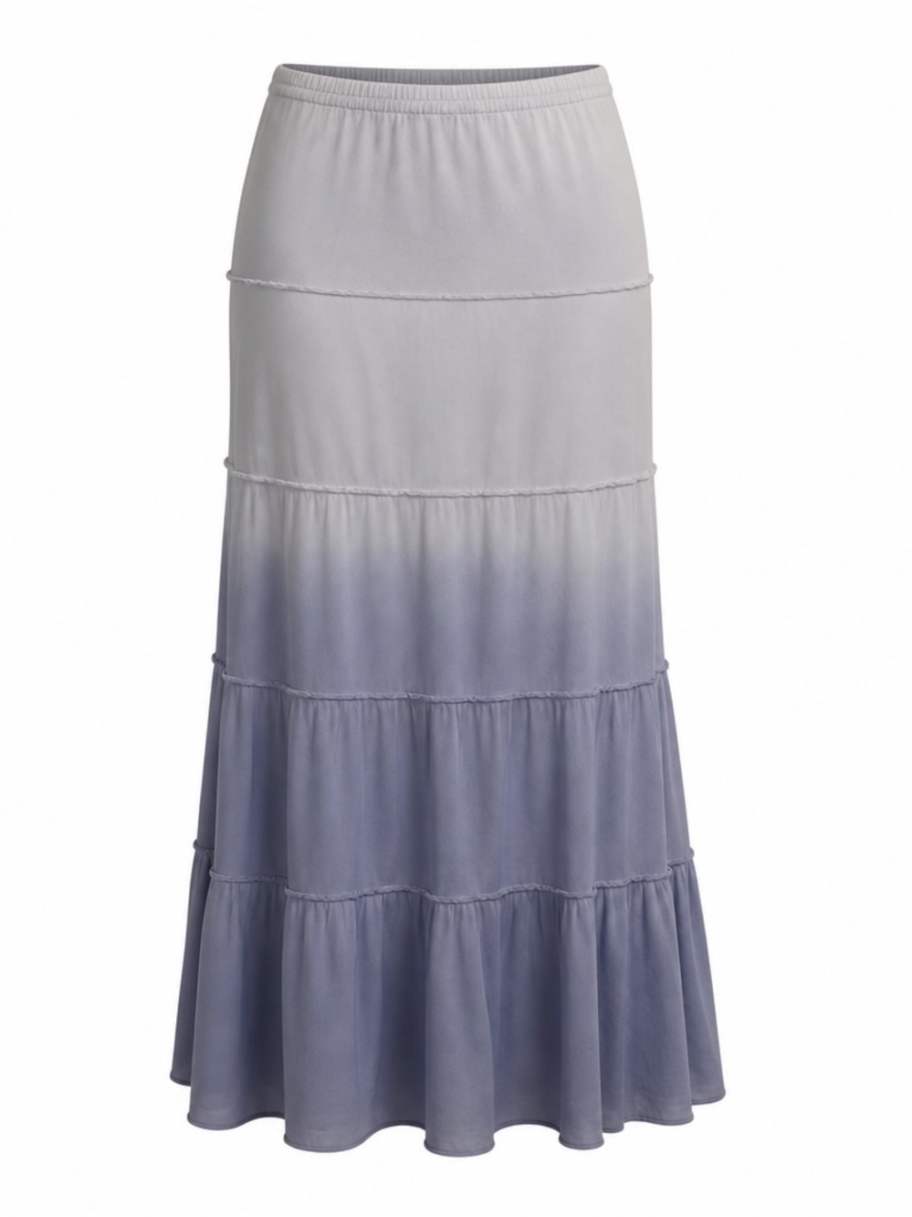 Vintage Denim & Supply Ralph Lauren Ombre Tiered Maxi Skirt